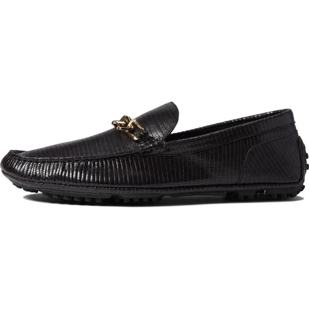 NWOB Aldo Davinch Lizard Embossed Driving Shoe